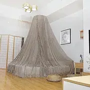 [CIADAZ] EMF Shielding Anti Radiation Bed Canopy,Sliver Fiber Fabric Radiation Protection Mosquito Net,Conductive RFID/WIFI/5G Signal Electromagnetic Waves Shielding