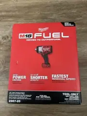 Milwaukee (2967-20) M18 Fuel Brushless 1/2” High Torque Impact Wrench New