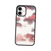Compact Case for [Lightweight / 4 ft. 2X Military iPhone 16 Plus Clouds (Red)