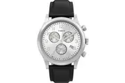 TIMEX Men's Watch - Waterbury 10ATM Chronograph Leather Stainless Steel Wristwatch