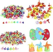 300 Pieces Split Pins, Metal Brad, Color Paper Fasteners, Mini Brads, 3 Specifications for Paper Craft Scrapbook DIY Craft Decoration