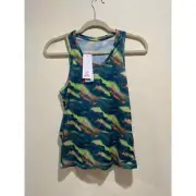 Women's Saucony Stopwatch Singlet Vizi Galaxy Running Tank XXS