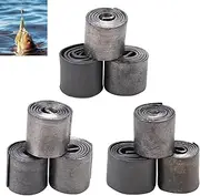 GNAUMORE Lead Reel Suitable for Amateur Anglers for Field Fishing, reels Lead Fishing Lead Sheet, Fishing Soft Lead, Lead Sheet roll, 9 Pieces (3 Pieces Width 5 mm + 3 Pieces Width 7 mm + 3 Pieces