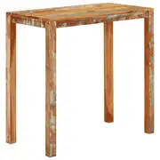 Bar Table 112x55x108 cm Solid Wood Reclaimed vidaXL