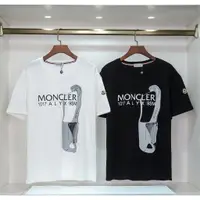 在飛比找蝦皮購物優惠-實拍 Moncler蒙*口 短袖 T恤 短T 上衣  素T 