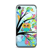Apple iPhone 7 / 8 Skins Decal Wrap Colorful Artistic Owl in tree