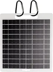 Solar Panel for Camping - Portable USB DC Charging Solar Panel,Monocrystalline High Efficiency 10W Equipment for Smartphone, Laptop, Tablet, Wireless Earphone