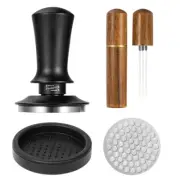 51mm Espresso Tamper and Stirrer Set, Espresso Coffee Tamper with Flat2866