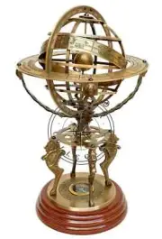 Large 18" Armillary Globe - Nautical Brass Sphere Globe Engraved Armillary Gift
