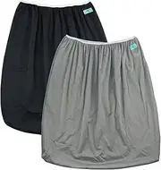 ALVABABY Reusable Diaper Nappy Pail Liner for Cloth Diaper, Laundry, Kitchen Garbage Cans black and gray 2 Pack PL-B2629-AU