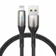 【倍思Baseus】水平線 USB對蘋果充電線 50~200cm 數據線 2.4快充線 傳輸線 尼龍編織線 指示燈