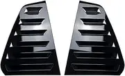 fhtpr 2PCS Car Rear Window Shutter Cover Trim,Fit For Golf, 7 R MK 7 7.5 2013-2020 Window Louver Side Vent Trim Rear Window Shade Trim(Glossy Black)