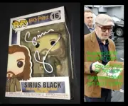 Gary Oldman signed Sirius Black funko pop Harry Potter poster photo Beckett BAS
