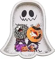 Ghost Serving Tray, Ghost Serving Tray Bowl, Vista Printed Ghost Snack Fruit Meat Cheese Board, Ghost Snack Fruit Meat Cheese Board, Charcuterie Board Dish Plate, Halloween Ghost Appetizer Board for