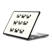 MacBook Pro 13-inch (M1 / M2 / Intel) Impact Case Moustaches of The Pug