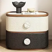 Nightstand, End Table for Couch, Side Table, Accent Bedside Storage Cabinet/Table, for Bedroom, Living Room, Closet