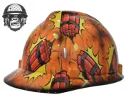 Custom Hydrographic Safety Hard Hat Mining Industrial DYNAMITE COMIC CAP