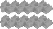 Wood Train Track Connector Pieces - Wooden Train Track Accessories, Set of 10 Wooden Train Track Accessories for Kids Aged Over 3 Years Old, Track Connector Train Sets