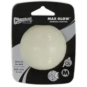 Chuckit Max Glow Ball Dog Toy - Medium / Glow In The Dark
