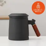 【悅康品家-品悅小物】悅山茶杯-博雅黑(泡茶杯 沖茶壺 隨身茶具 辦公室茶杯 獨享杯 旅行茶具)