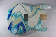 Multicolor Basswood Hxx Hardtail guitar body fits Fender Strat necks J1721