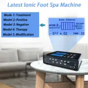 Dual Ionic Foot Bath Machine Ion Cleanse Foot Detox Bath Equipment Kit Salon Use