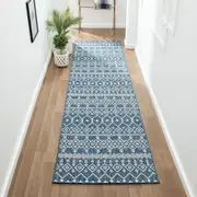 Patio 452 Ocean FloorFloor Runner Rug