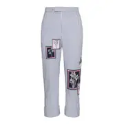 [Thom Browne] Seersucker Framed Floral Backstrap Trouser Men