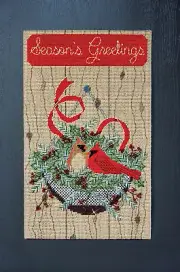 Mary Maxim Cardinal Welcome Plastic Canvas Kit
