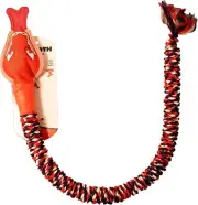 Mammoth SnakeBiter Multi-Colored Large Rope Tug 36" with Squeaker Head (53068F)