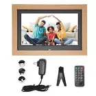 10.1in Digital Photo Frame HD 1024x600 LED Screen Video Photo Frame With Ste