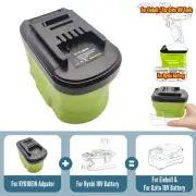 Adapter Converter For Ryobi 18V Li-ion Battery to for Ozito 18V Cordless Tool