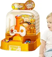 Kids Pinball Toy,Pinball Launching Tabletop Toy - with Cartoon Animal Targets Launching Toy Improve Concentration 4 to 6 Years Old