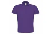 B&C ID.001 Mens Short Sleeve Polo Shirt (Purple) (4XL)
