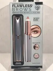 Finishing Touch Flawless Brows 18k Gold Plated Precision and Pain Free NEW