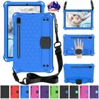 For Samsung Galaxy Tab S10 S9 FE S8 S7 Tablet Shockproof EVA Case Cover Strap