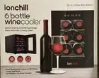 6-Bottle Ion Chill Wine/Beer Cooler, Open Box Mini Fridge with Wine Rack & Temp.