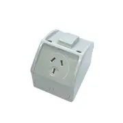Nouve Weatherproof Single Power Point | GPO210