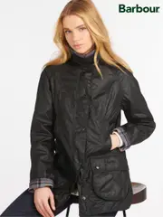 Barbour® Black Beadnell Classic Wax Jacket (528089) | $608