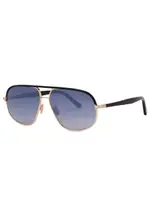Tom Ford - Aviator-style Sunglasses Maxwell, Mirrored Lenses, Metal, 100% UV Protection - Gold One Size