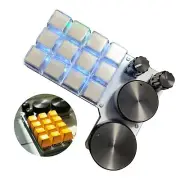 12E4 Four-Knob Mechanical Keyboard Pad Small Keyboard Custom Designer Keyboard