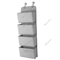 在飛比找蝦皮購物優惠-收納掛袋 鞋子衣櫃 掛袋 四格神器 收納 創意無紡布儲物袋嬰