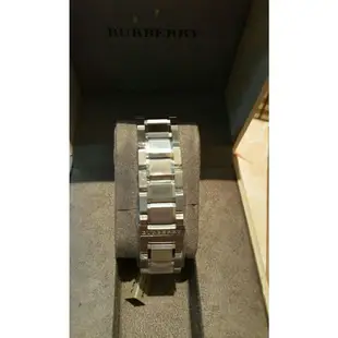 BURBERRY巴寶莉手錶 男錶 時尚酷黑齒輪錶盤鋼帶男錶 BU9380 多功能腕錶