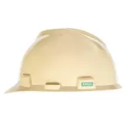 Msa Safety Hard Hat,Type 1, Class E,Pinlock,Beige 495856 Msa Safety 495856 Light