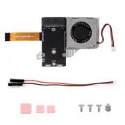 PCIe to M.2 Expansion Board with SSD Cooling Fan Support for Raspberry Pi 5