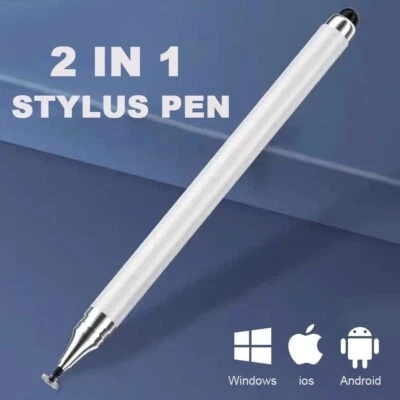 2 in 1 Stylus Pen For Tablet Mobile Android iPhone iPad Capacitive Touch Screen