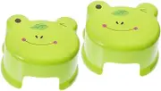 Portable Plastic Shower Stool Non Slip Step Stool Lightweight Cartoon Design for Bathroom Bedroom Kitchen Easy to Clean Stackable for Indoor Outdoor Use