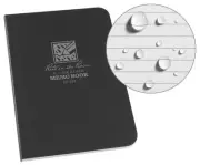 Rite In The Rain Field Memo Book - Black, 3.5" x 5" - All-Weather Writing