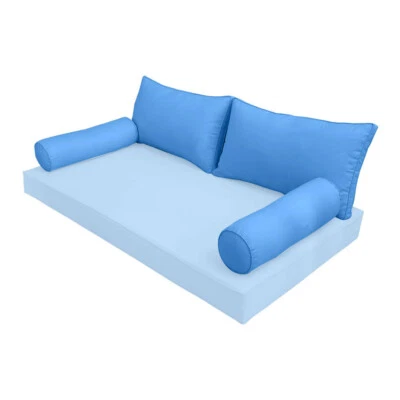 |COVER ONLY| STYLE 2 Queen Bolster Pillow Daybed Porch Swing Pipe Trim AD102
