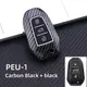 PEUGEOT Abs 碳纖維汽車鑰匙套保護套適用於標致 x2008 3008 4008 5008 301 308S 4
